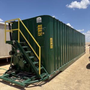 sewer lift station deployed on site
