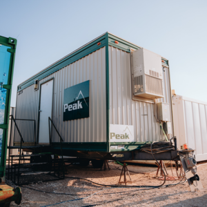 executive skid unit deployed on site